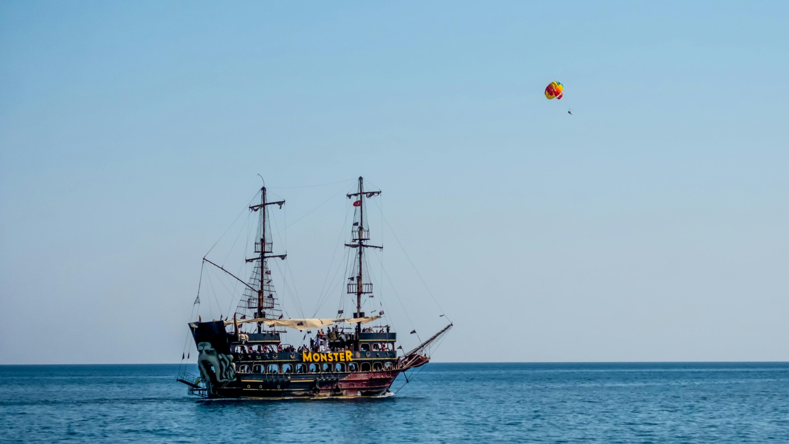 mediterranean sea boat view